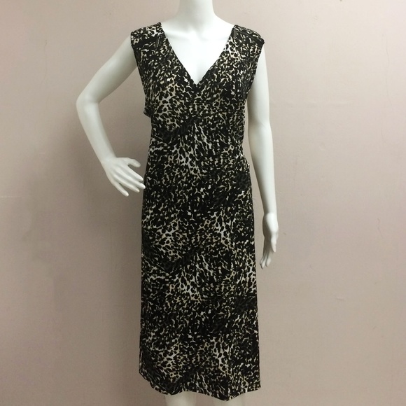 Alfani Isola Ricca Cheetah Swirl Dress - Picture 1 of 8